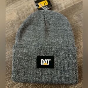 Caterpillar CAT Label Cuff Beanie- Gray